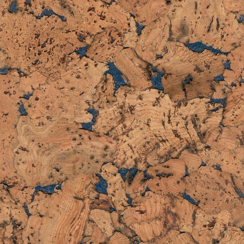 Пробковая стеновая панель Corkstyle Wall Design Monte Blue 600×300×3