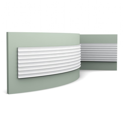 Стеновая панель под покраску Orac Decor Modern Valley W109F гибкая 2000×250×13