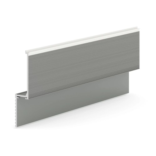 Профиль алюминиевый теневой Laconistiq Micro Белый муар RAL 9016 24-32-100 1000×96,5×15,7