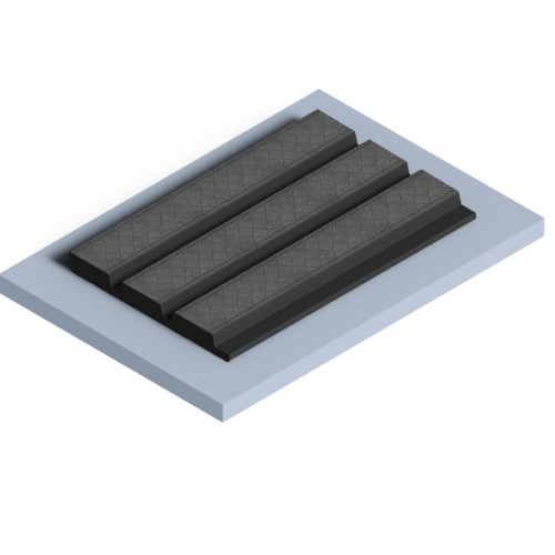 Стеновая панель из полистирола Hiwood LV124LE1 GR27K 2700×120×12