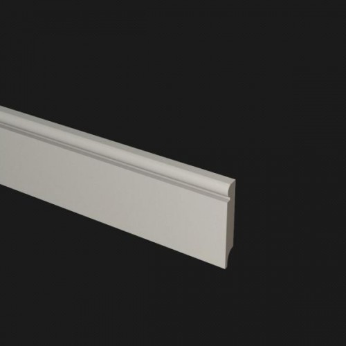 Плинтус Evrowood МДФ Белый PN 030 2000×80×16