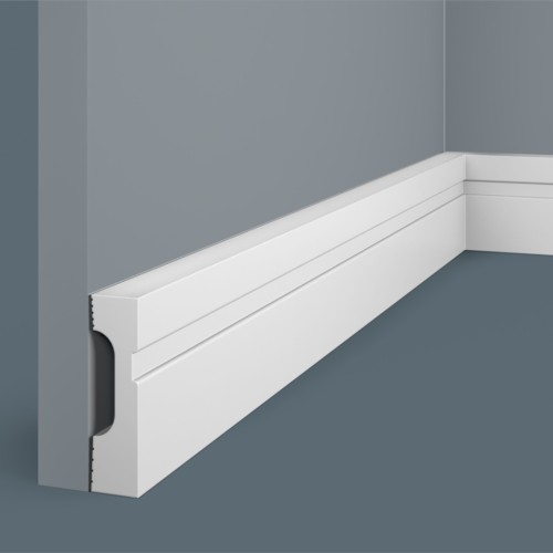 Плинтус под покраску Cosca Decor Экополимер PX029 2000×70×19