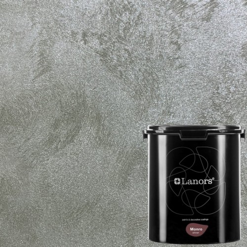 Штукатурка декоративная Lanors Monro Silver MS_072 3 кг