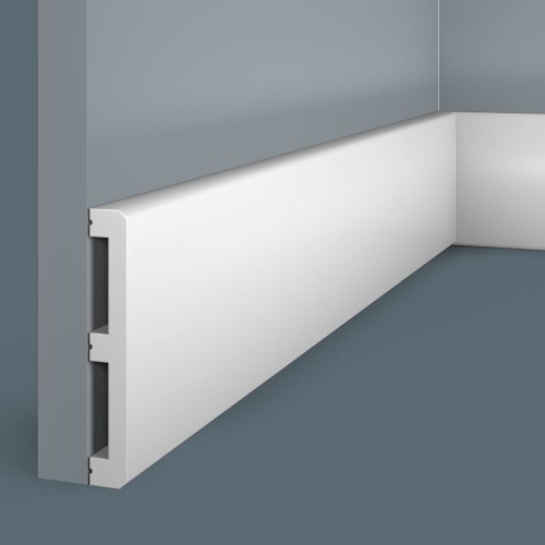 Плинтус под покраску Cosca Decor Экополимер PX012 2000×99×15