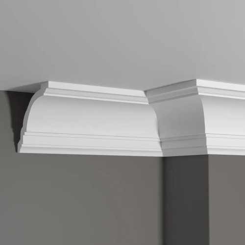 Потолочный плинтус под покраску Decor-Dizayn DD16 2000×122×100