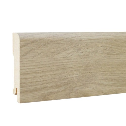 Плинтус МДФ ламинированный DeArtio Дуб янтарный B202-10 2050×80×16