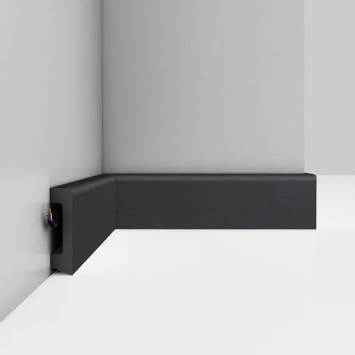 Плинтус Decomaster Антрацит D234-112 2400×58×16