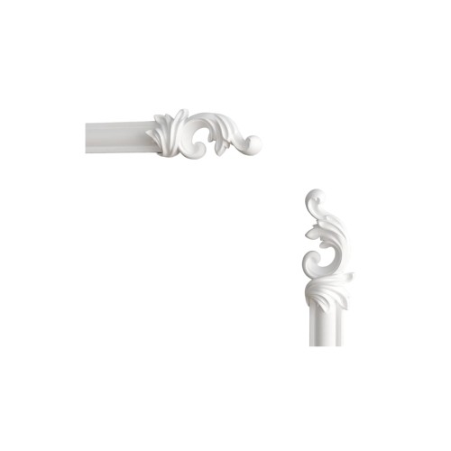 Угловой элемент к молдингу под покраску Decor-Dizayn H1-157A LR 124×54×19,5