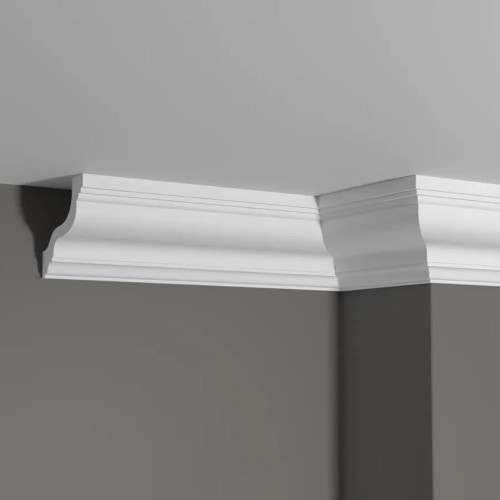 Потолочный плинтус под покраску Decor-Dizayn DD30 2000×82×74