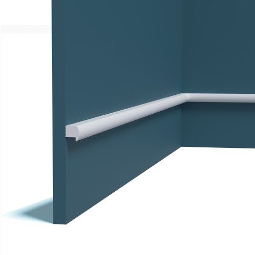 Финишный молдинг под покраску Перфект Плюс P197 с подсветкой 2000×20×19