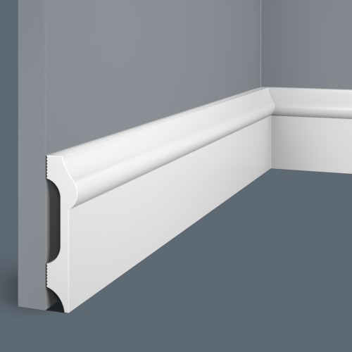 Плинтус под покраску Cosca Decor Экополимер PX043 2000×100×16