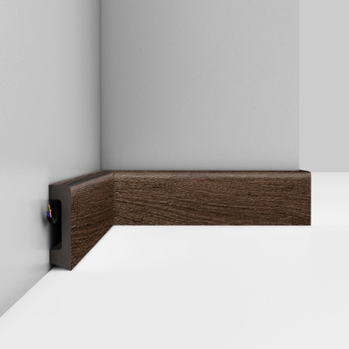 Плинтус Decomaster Орех D234-81 2400×58×16