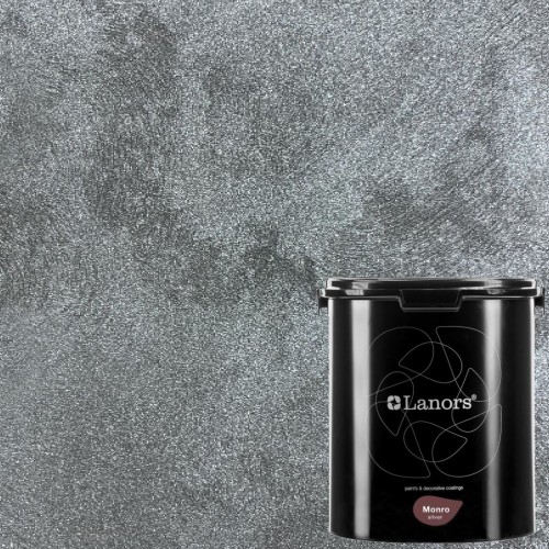 Штукатурка декоративная Lanors Monro Silver MS_098 3 кг