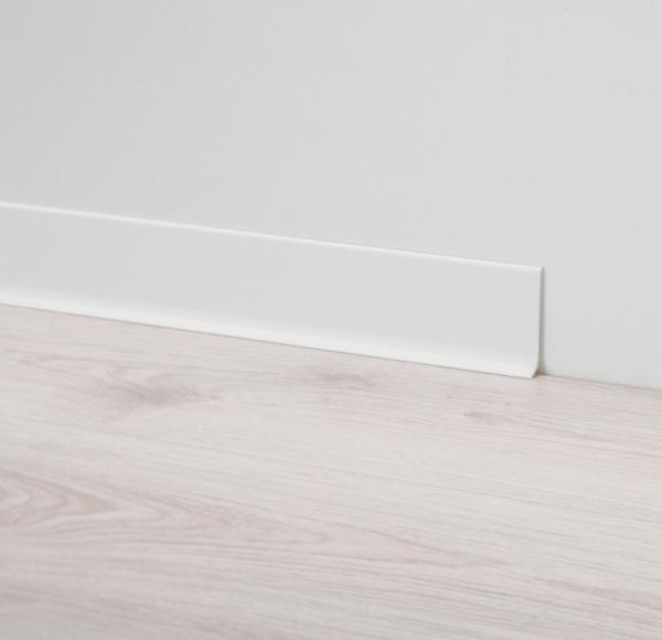 Плинтус Profilpas Metal Line 90/6SF белый глянцевый 78112 сапожок