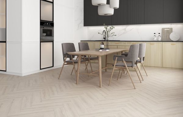 Кварц виниловое покрытие Stone Floor MSPC Елочка Дуб Брукфилд DCH2-8 MР