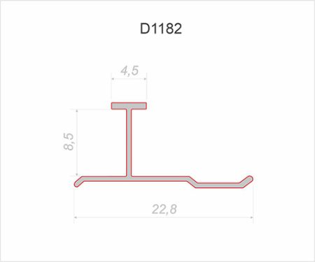 Decaro Соединительный профиль Wallpanels D1182