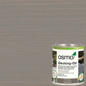 Масло для террас Osmo Terrassen-Ole цвет 019 Серый шелковисто-матовый 0,22 л