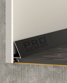 Плинтус Pro Design Щелевой плинтус Плинтус Pro Design Corner 570 Анодированный черный