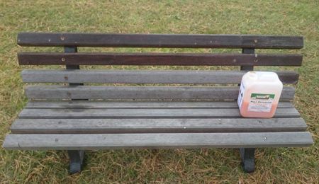 Гель Holz-Entgrauer Power-Gel для очищения серого слоя древесины 2,5л