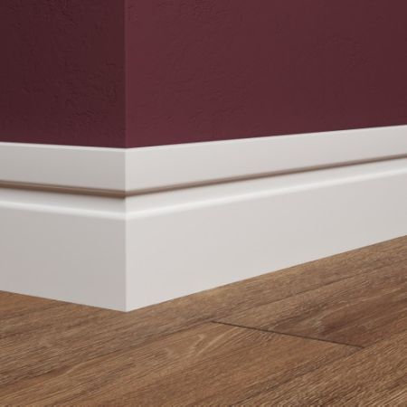Плинтус Evrowood МДФ Белый PN 101 2000×100×16