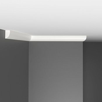 Потолочный плинтус под покраску Decomaster Артпрофиль A019 2000×11×19