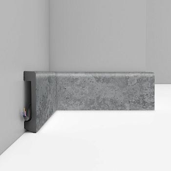 Плинтус Decomaster Бетон D235-1629 2400×80×17