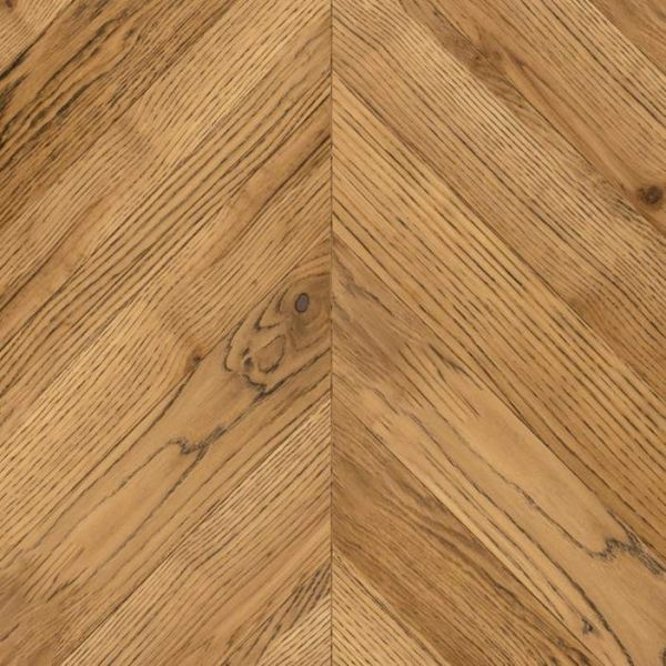 Инженерная доска Gran Parte Французская Ёлочка Дуб ТАБАКО / TABACCO НАТУР-КЛАССИК
