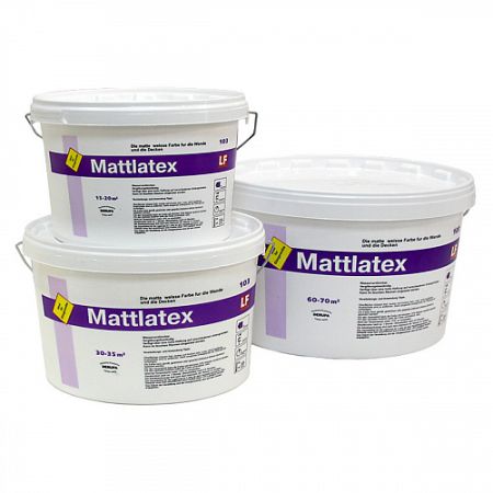 Краска Derufa MATTLATEX  для помещений с высокой влажностью 14 кг