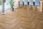 Кварц виниловое покрытие Floor Factor SPC HERRINGBONE Английская елочка Tobacco braun Oak  (HB.15)
