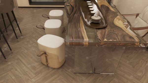 Ламинат Alpine Floor Herringbone 12мм Дуб Калабрия LF105−09 600×100×12мм