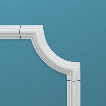 Угловой элемент к молдингу под покраску Перфект Плюс P04-1 160×160×18