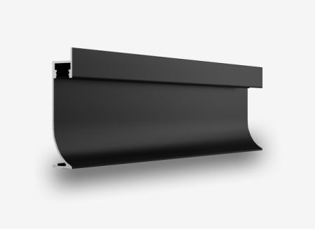 Скрытый профиль Черный 71 мм под LED подсветку