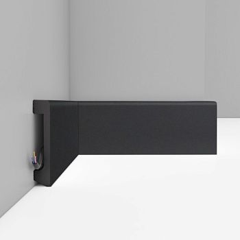 Плинтус Decomaster Антрацит D235-112 2400×80×17