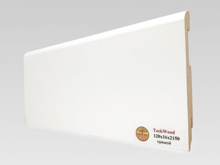 Плинтус TeckWood прямой 120x16