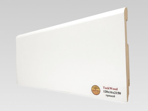 Плинтус TeckWood прямой 120x16