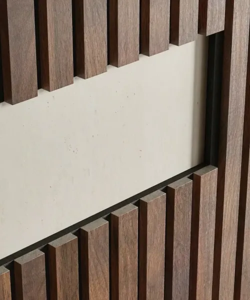 Стеновая панель акустическая Cosca Decor Сканди Дуб Барон темный 600×600×19