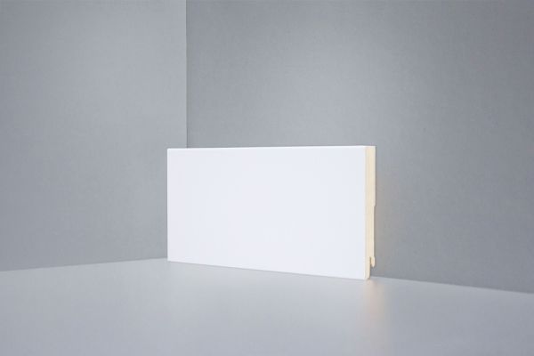 Плинтус DeARTIO Ламинированный 106-100 Белый 100х16