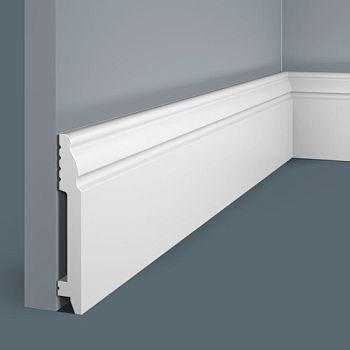 Плинтус под покраску Cosca Decor Экополимер PX027 2000×99×15