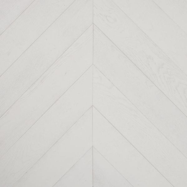 Инженерная доска Tarwood Французская Ёлочка Дуб Снежный 45°