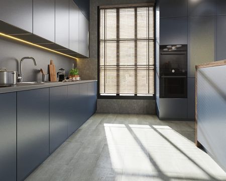 Кварц виниловое покрытие Stone Floor Плитка Серая 237-3 НР