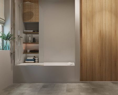 Кварц виниловое покрытие Stone Floor Плитка Бежевая  237-Y НР