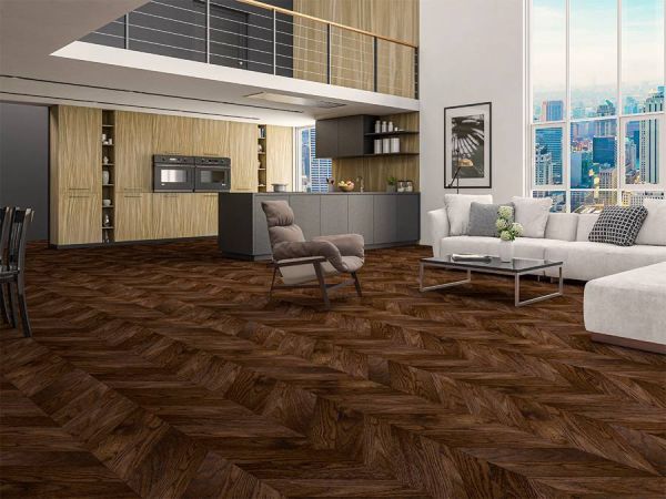 Инженерная доска Gran Parte Французская Ёлочка Дуб ТОСКАНА / TOSCANA НАТУР-КЛАССИК