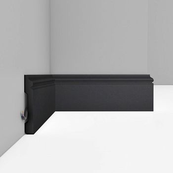 Плинтус Decomaster Антрацит D005-112 2400×79×13