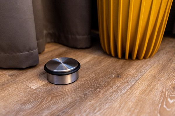 Дверной стоппер Floor Fort Хром