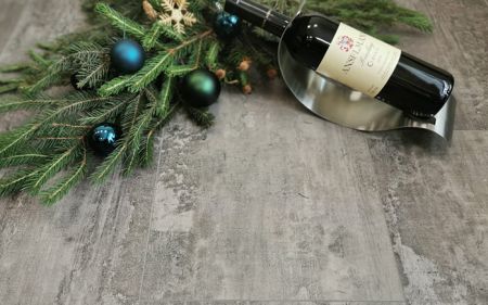 Кварц виниловое покрытие Stone Floor Плитка Жемчужно-серая 8875709 НР