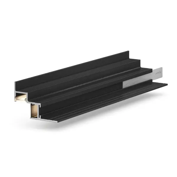 Теневая рейка LACONISTIQ Multilevel DUAL Черный 46,7*31*3000мм под подсветку