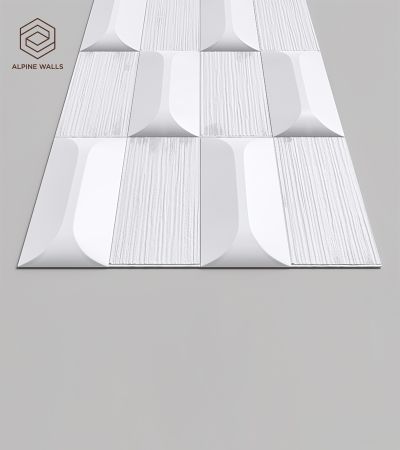 Стеновая панель под покраску Alpine Walls Geometrium ECOGR0210W 1200*600*25