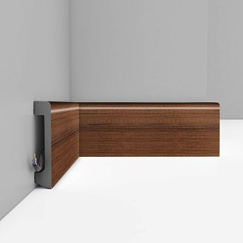 Плинтус Decomaster Орех лесной D235-74 2400×80×17