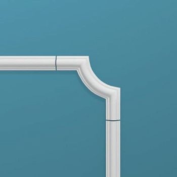 Угловой элемент к молдингу под покраску Перфект Плюс P35-1 115×115×12