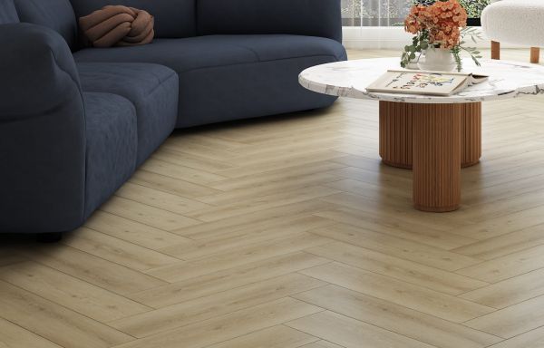 Кварц виниловое покрытие Stone Floor MSPC Елочка Дуб Спрингфилд DCA3-10 MР